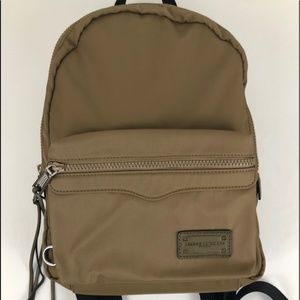 REBECCA MINKOFF Medium Nylon Backpack-Khaki-NWOT